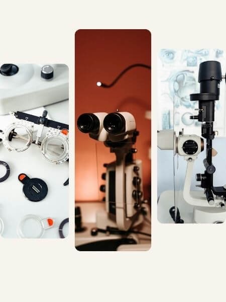 appareils optiques du plateau technique du pôle ophtalmologique Garenne-Colombes La Défense